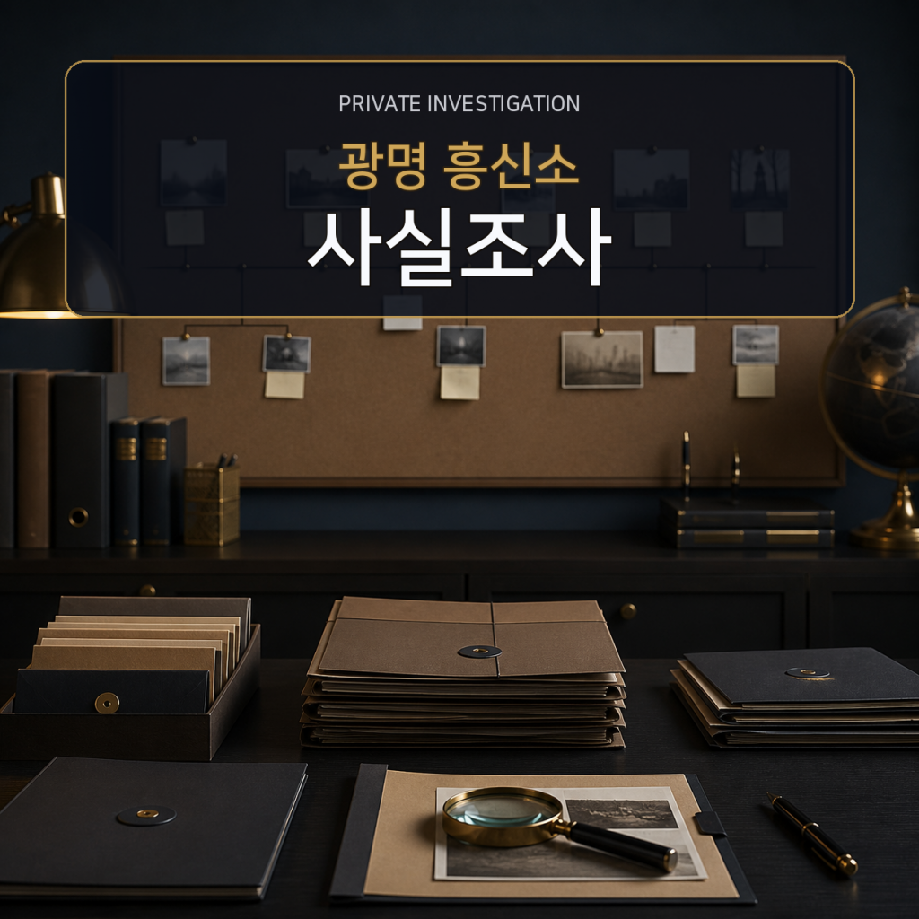 광명 사실관계 조사 전문 흥신소