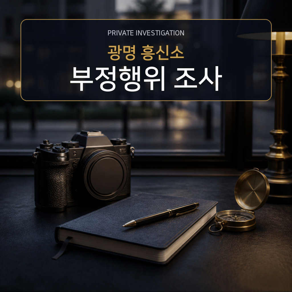 광명 부정행위 사실조사 전문 흥신소